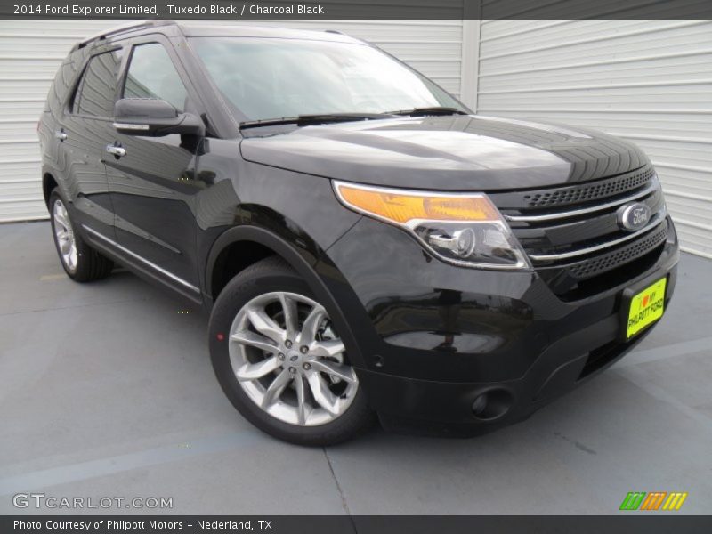 Tuxedo Black / Charcoal Black 2014 Ford Explorer Limited