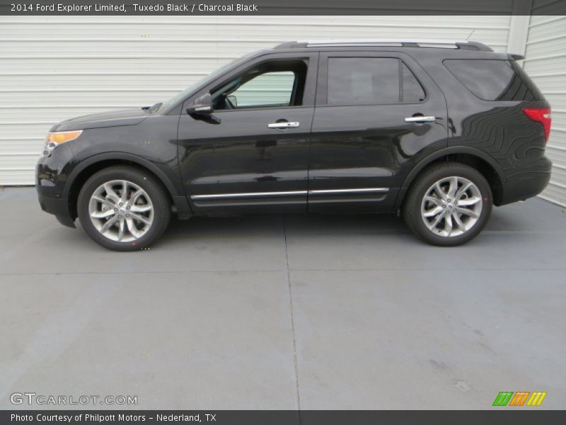 Tuxedo Black / Charcoal Black 2014 Ford Explorer Limited