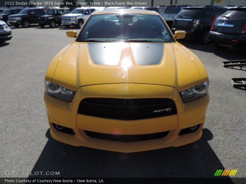 Stinger Yellow / Black/Super Bee Stripes 2012 Dodge Charger SRT8 Super Bee