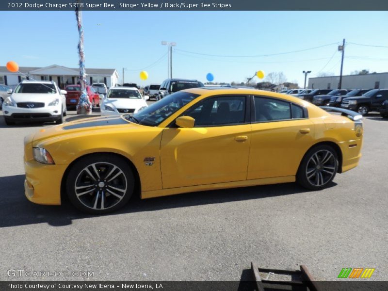 Stinger Yellow / Black/Super Bee Stripes 2012 Dodge Charger SRT8 Super Bee
