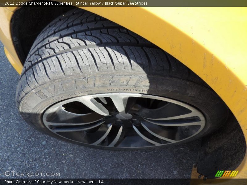 Stinger Yellow / Black/Super Bee Stripes 2012 Dodge Charger SRT8 Super Bee