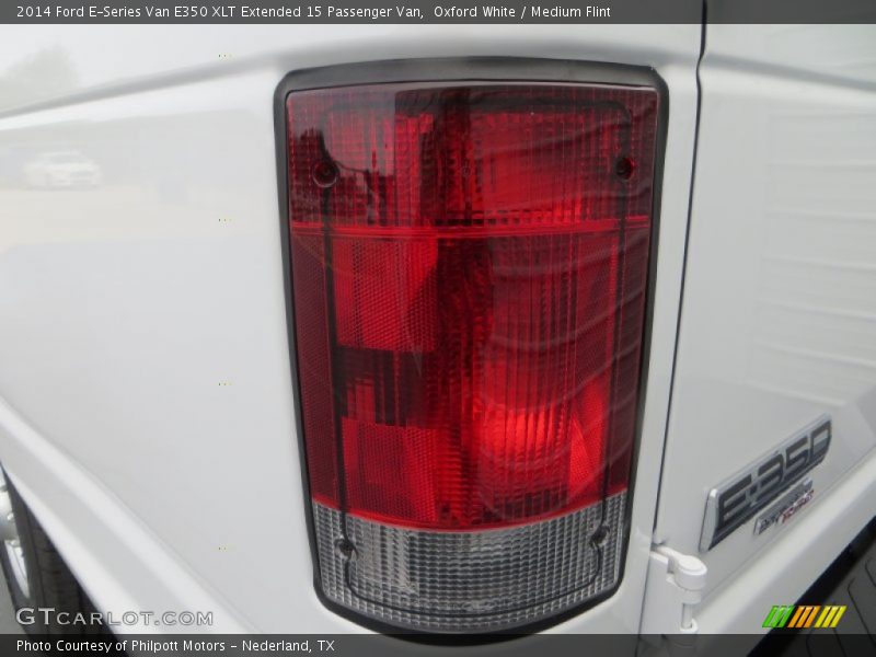 Oxford White / Medium Flint 2014 Ford E-Series Van E350 XLT Extended 15 Passenger Van
