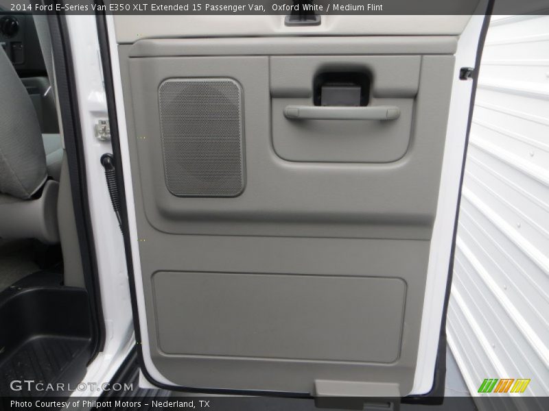 Oxford White / Medium Flint 2014 Ford E-Series Van E350 XLT Extended 15 Passenger Van