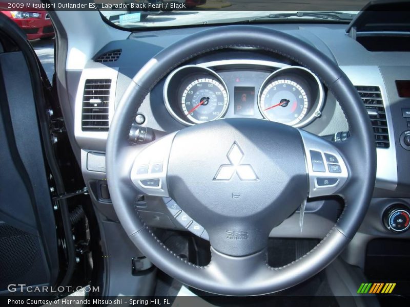 Labrador Black Pearl / Black 2009 Mitsubishi Outlander ES