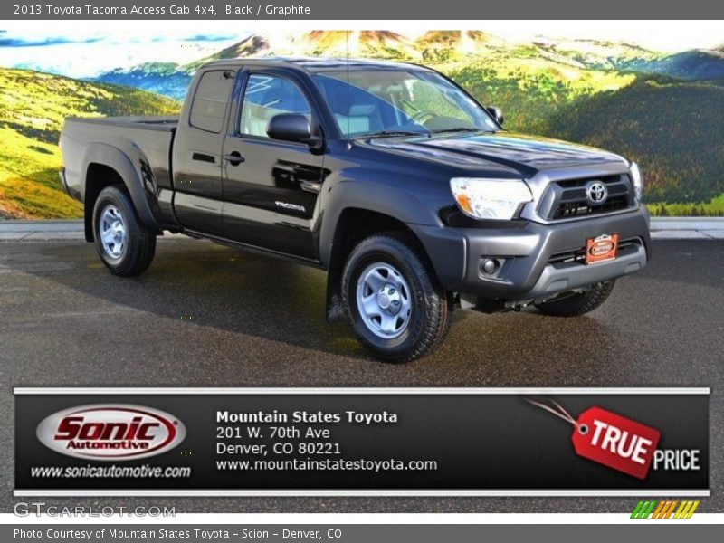 Black / Graphite 2013 Toyota Tacoma Access Cab 4x4