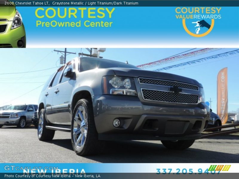 Graystone Metallic / Light Titanium/Dark Titanium 2008 Chevrolet Tahoe LT