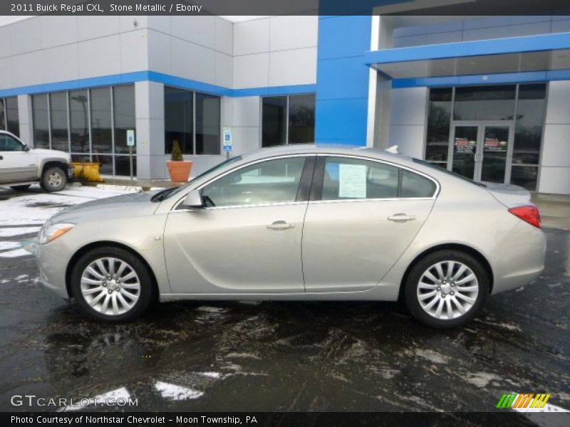 Stone Metallic / Ebony 2011 Buick Regal CXL