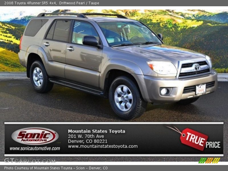 Driftwood Pearl / Taupe 2008 Toyota 4Runner SR5 4x4