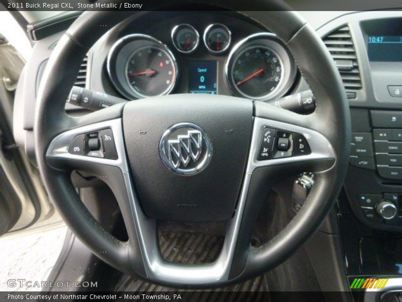 Stone Metallic / Ebony 2011 Buick Regal CXL