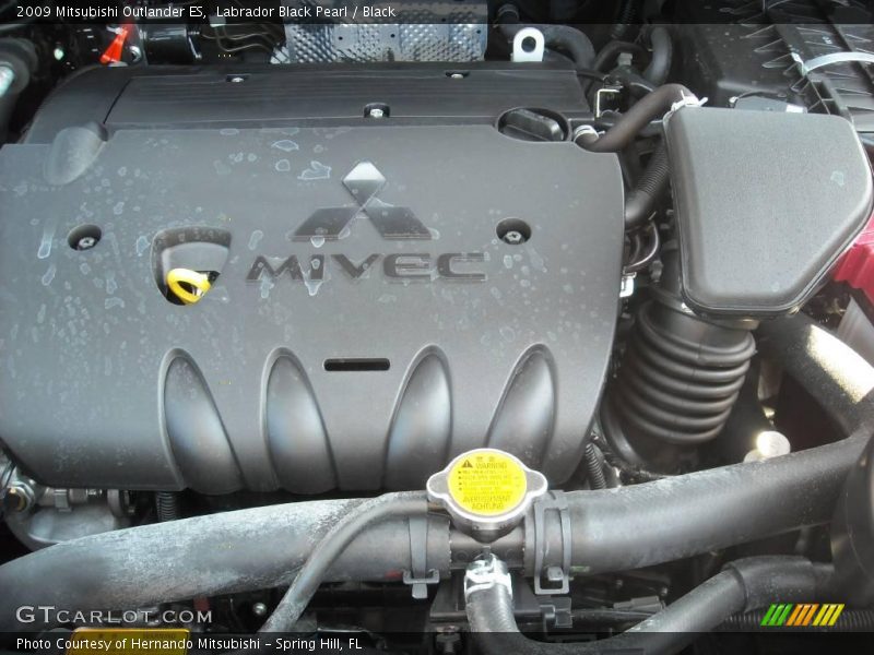Labrador Black Pearl / Black 2009 Mitsubishi Outlander ES