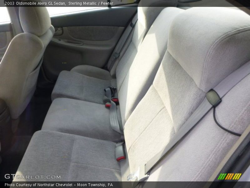 Rear Seat of 2003 Alero GL Sedan