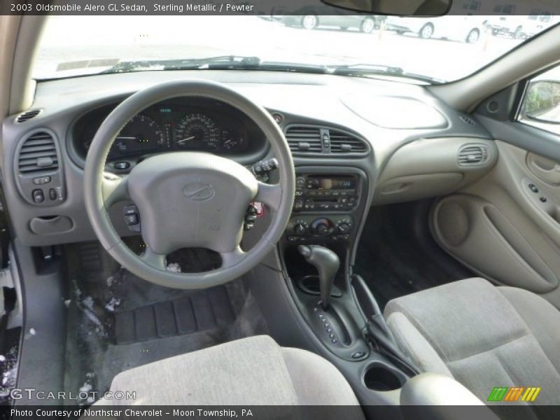 Pewter Interior - 2003 Alero GL Sedan 