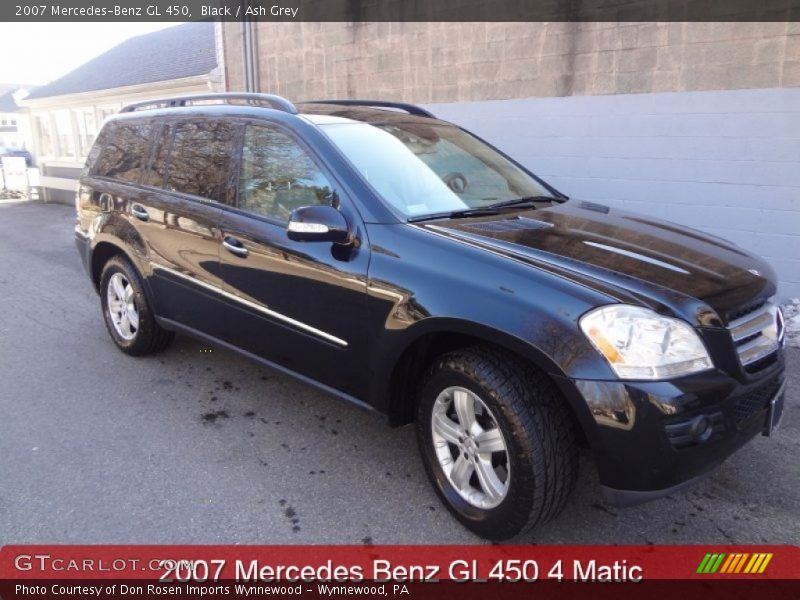 Black / Ash Grey 2007 Mercedes-Benz GL 450