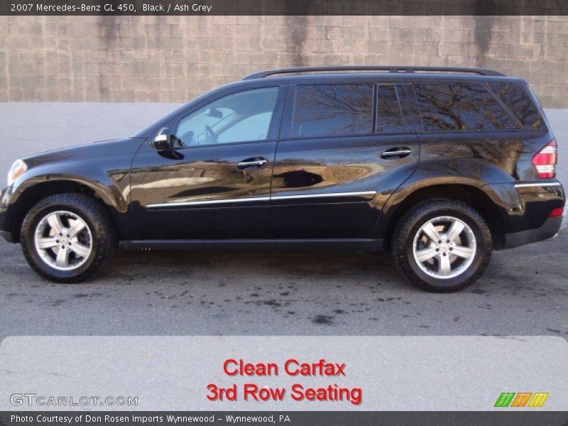Black / Ash Grey 2007 Mercedes-Benz GL 450