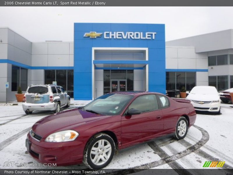 Sport Red Metallic / Ebony 2006 Chevrolet Monte Carlo LT
