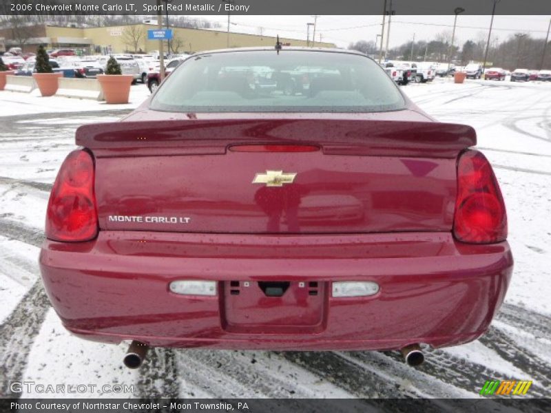 Sport Red Metallic / Ebony 2006 Chevrolet Monte Carlo LT