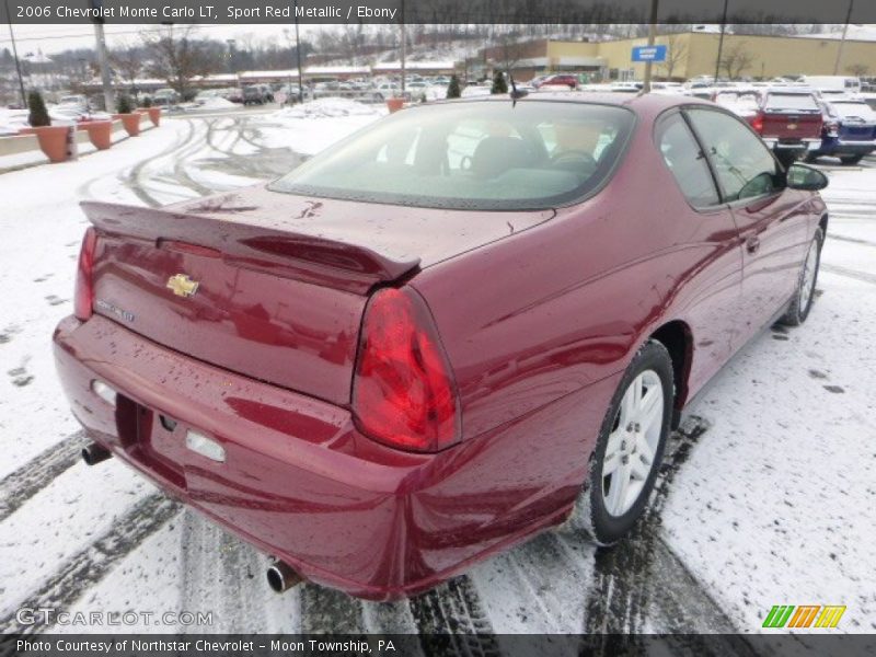 Sport Red Metallic / Ebony 2006 Chevrolet Monte Carlo LT