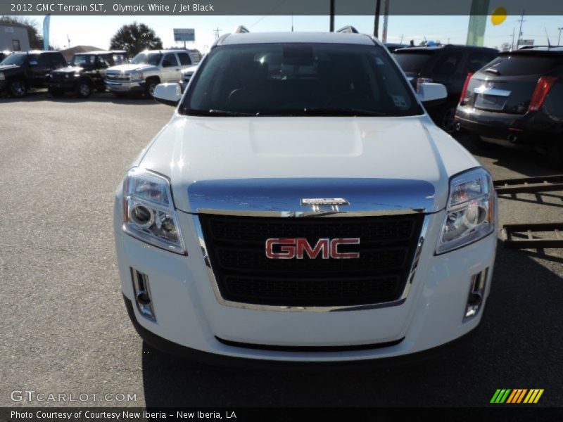 Olympic White / Jet Black 2012 GMC Terrain SLT
