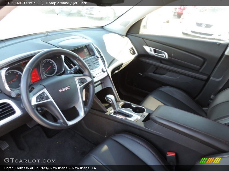 Olympic White / Jet Black 2012 GMC Terrain SLT