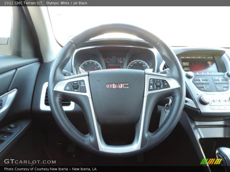 Olympic White / Jet Black 2012 GMC Terrain SLT