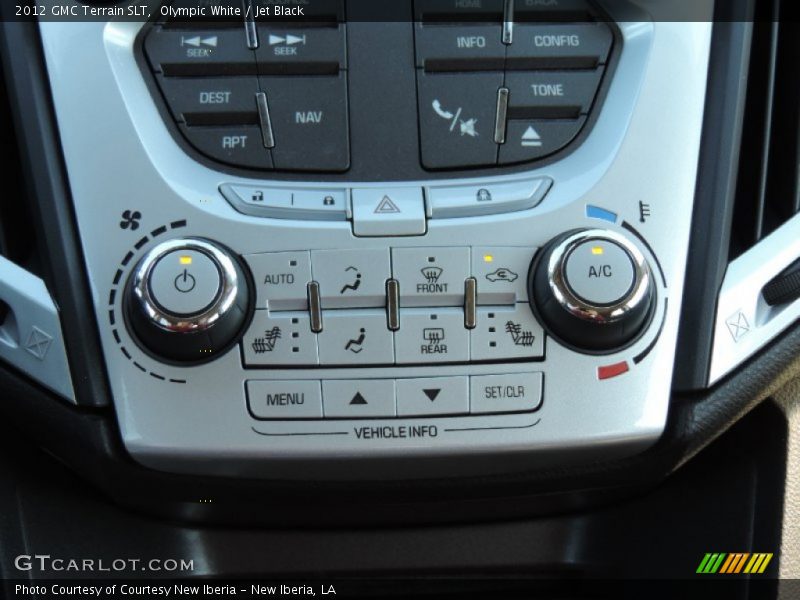 Olympic White / Jet Black 2012 GMC Terrain SLT