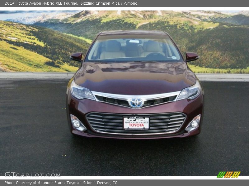 Sizzling Crimson Mica / Almond 2014 Toyota Avalon Hybrid XLE Touring