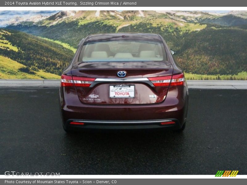Sizzling Crimson Mica / Almond 2014 Toyota Avalon Hybrid XLE Touring