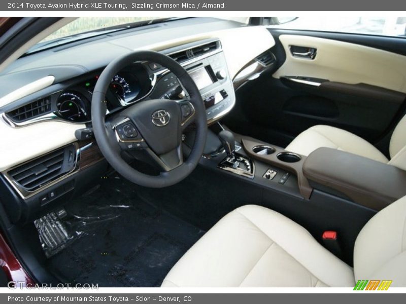 Sizzling Crimson Mica / Almond 2014 Toyota Avalon Hybrid XLE Touring