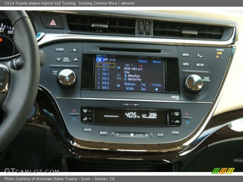 Sizzling Crimson Mica / Almond 2014 Toyota Avalon Hybrid XLE Touring