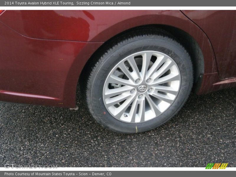 Sizzling Crimson Mica / Almond 2014 Toyota Avalon Hybrid XLE Touring