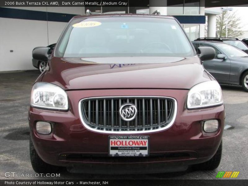 Dark Garnet Metallic / Medium Gray 2006 Buick Terraza CXL AWD