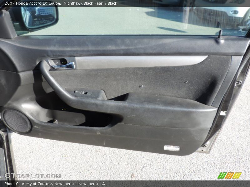 Nighthawk Black Pearl / Black 2007 Honda Accord LX Coupe