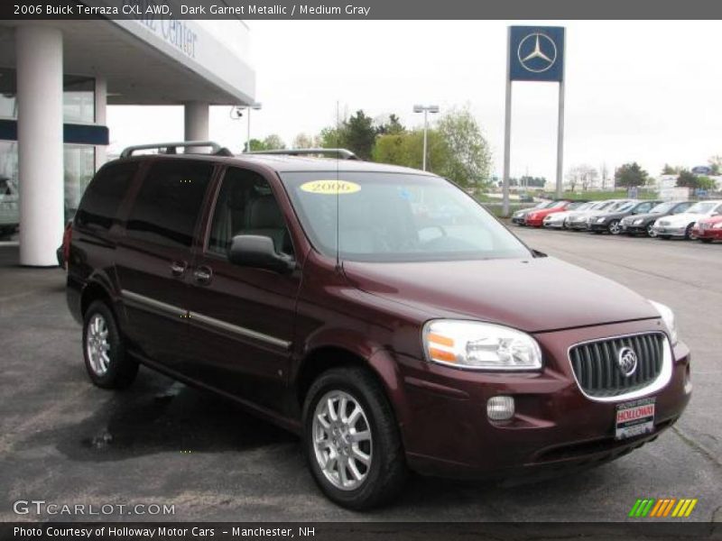 Dark Garnet Metallic / Medium Gray 2006 Buick Terraza CXL AWD