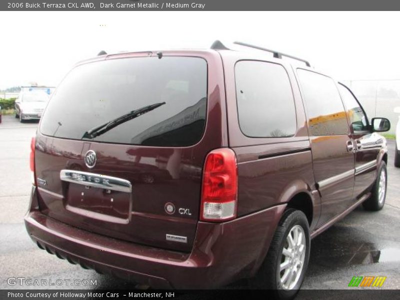 Dark Garnet Metallic / Medium Gray 2006 Buick Terraza CXL AWD