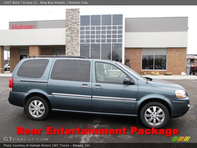 Ming Blue Metallic / Medium Gray 2007 Buick Terraza CX