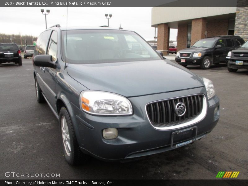 Ming Blue Metallic / Medium Gray 2007 Buick Terraza CX