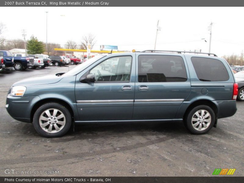 Ming Blue Metallic / Medium Gray 2007 Buick Terraza CX