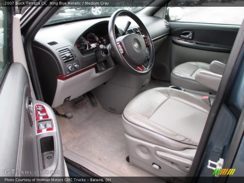 Ming Blue Metallic / Medium Gray 2007 Buick Terraza CX