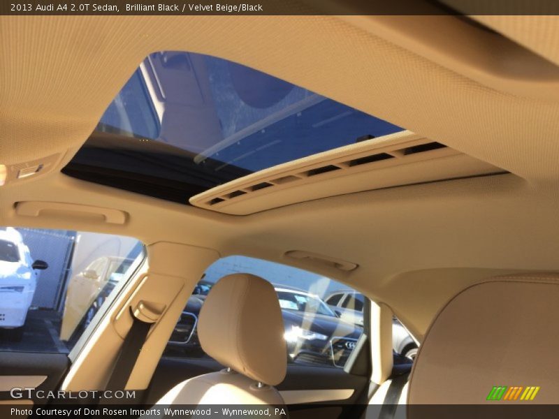 Brilliant Black / Velvet Beige/Black 2013 Audi A4 2.0T Sedan