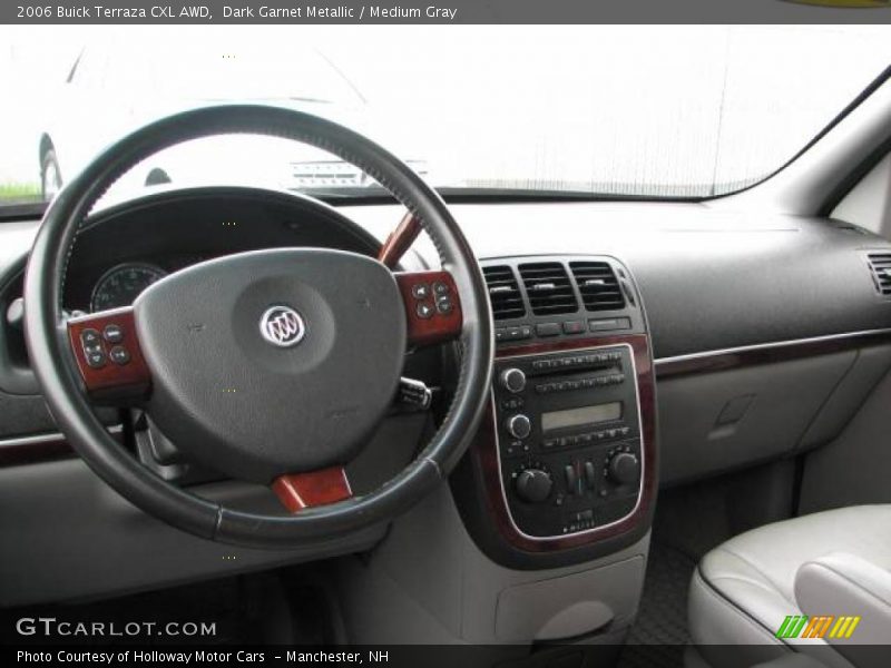 Dark Garnet Metallic / Medium Gray 2006 Buick Terraza CXL AWD