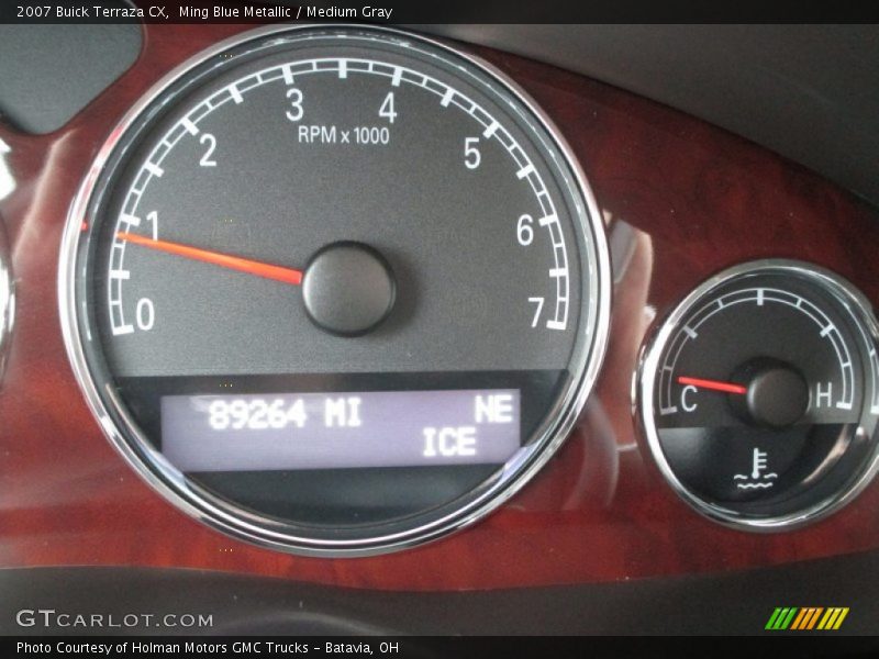 Ming Blue Metallic / Medium Gray 2007 Buick Terraza CX