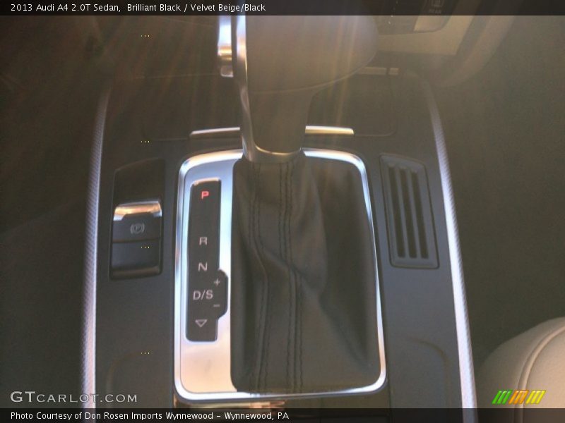 Brilliant Black / Velvet Beige/Black 2013 Audi A4 2.0T Sedan