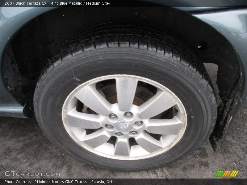 Ming Blue Metallic / Medium Gray 2007 Buick Terraza CX