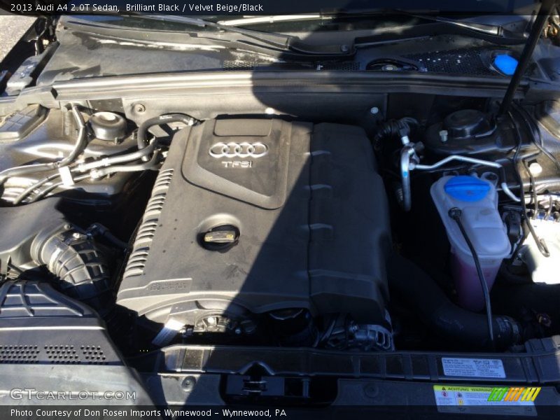 Brilliant Black / Velvet Beige/Black 2013 Audi A4 2.0T Sedan