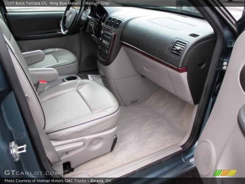 Ming Blue Metallic / Medium Gray 2007 Buick Terraza CX