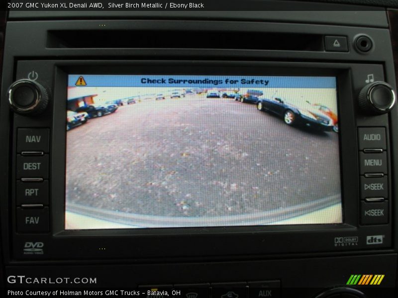 Silver Birch Metallic / Ebony Black 2007 GMC Yukon XL Denali AWD