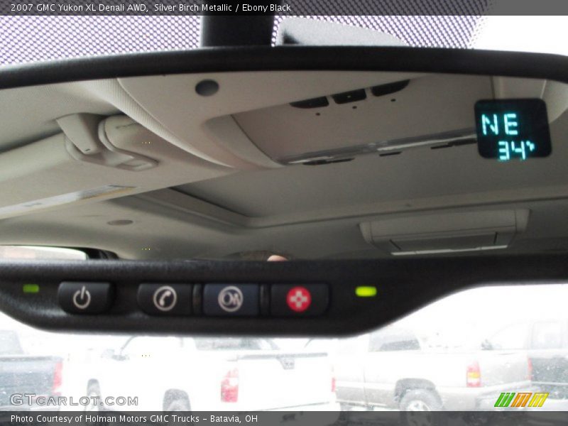 Silver Birch Metallic / Ebony Black 2007 GMC Yukon XL Denali AWD