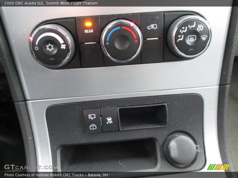 Summit White / Light Titanium 2009 GMC Acadia SLE