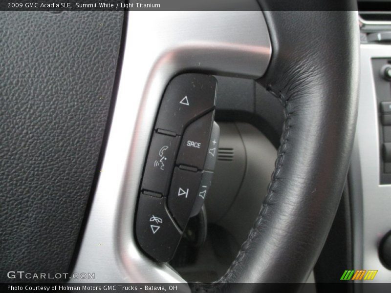 Summit White / Light Titanium 2009 GMC Acadia SLE