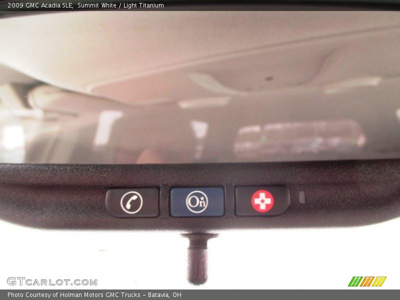 Summit White / Light Titanium 2009 GMC Acadia SLE